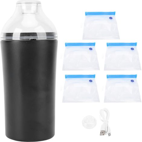 3 L/min - 60 Kpa Vakuumbeutelpumpe, Mini-tragbare Elektrische Reisepumpe Für 3d-druckzubehör, Lagerung, Kompressionstrocknung
