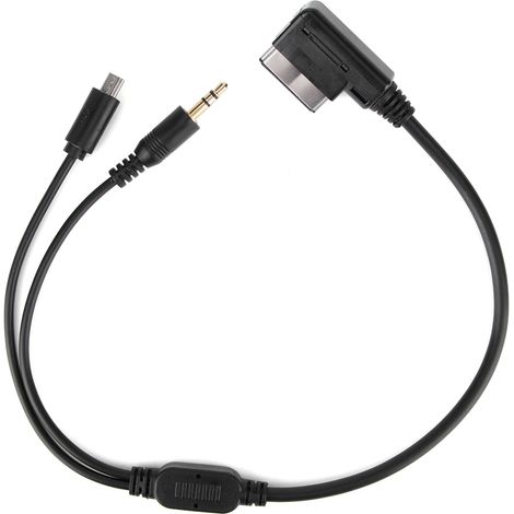 3,5-mm-anschlusskabel, Aux-eingang, 12 Cm, Passend Für Mercedes-benz S, Sl, Cls, Ami Und Mmi-schnittstelle