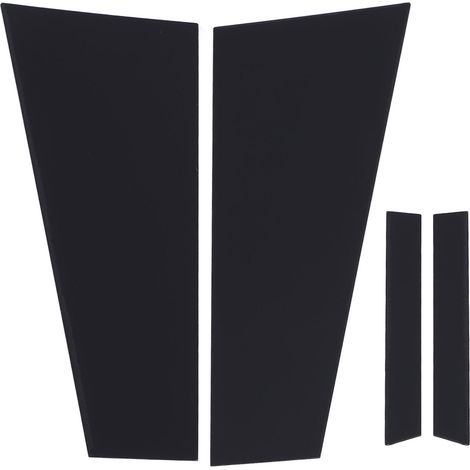 4-teilige Tür-/fenstersäulenverkleidung Aus Hochfestem Polycarbonat In Glänzendem Schwarz Für Mercedes-benz Cls W219 (2006-2011)