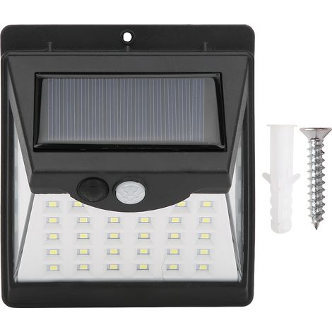 40-led-solarwandleuchte, Für Außenbereiche Wie Höfe, Flure, Gehwege, Veranden Und Zur Gartensicherheit.