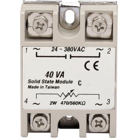 40a 2w 470 560kω Halbleiterrelais-eingang, 24-380vac Ausgang, Einphasen-widerstandsspannungsregler (ssr)