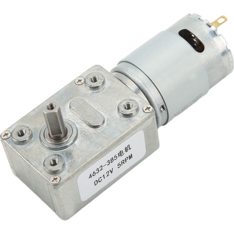 5 U/min Gleichstrom-schneckengetriebemotor, Automatische Verriegelung, Hochpräzises Untersetzungsgetriebe, 12 V Dc