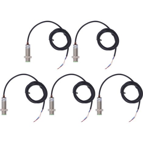 5 Stück Näherungsschalter, 150 Hz, 2-adrig, Normalerweise Offener Sensor, Schutzart Ip65, Ac/dc 0–250 V