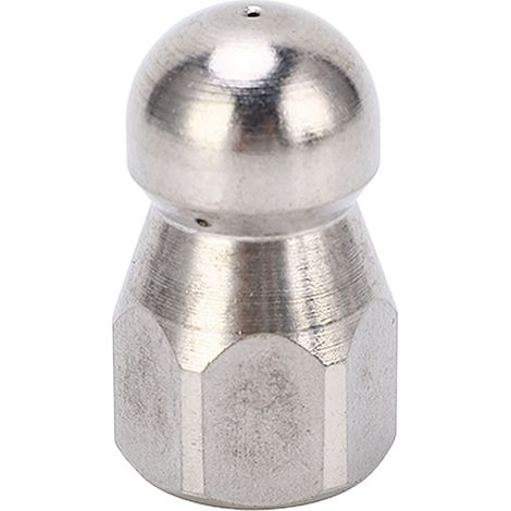 5000 Psi Hochdruck-waschdüse, Baggerschlauch, Reinigung, Edelstahl-düsenkugelkopf, Vorne 1, Hinten 3 G1/4-zoll-bohrungen