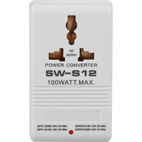 55–60 Hz Spannungswandler-adapter 100 W Aufwärtstransformator 100 V 110 V/120 V Auf 220 V/240 V Reise Gs05377