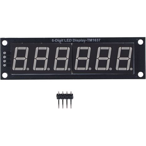 6-stelliges 7-segment-anzeigemodul, 0,56 Zoll, Tm1637-treiber, 5-v-led-digitalröhre, 2 I/o-pins