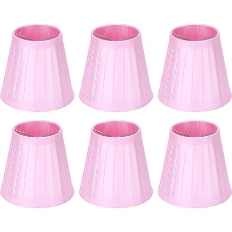 6-teiliges Schlichtes, Modernes Lampenschirmset Aus Stoff Für Wand- Und Pendelleuchten Zur Dekoration Ihres Zuhauses