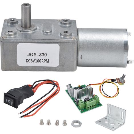 6v Dc Turbo-schneckengetriebemotor Mini-elektro-drehzahlreduzierungsmotor Mit Steuerung Jgy3706v100rpm