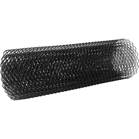 8x16mm Aluminiumlegierung Autogrill, Maschennetz, Stoßstangengehäuse, Universeller Rautenförmiger Grill