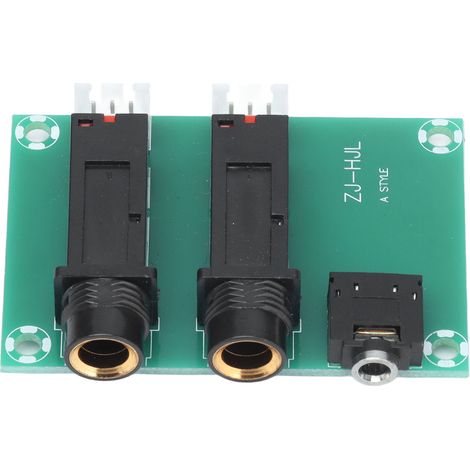 Adapterplatine Für Audio-kopfhörerbuchse, 2-wege, Einfache Installation, Zuverlässiger Kontakt, Flexible Verwendung, Leiterplatte, Mikrofon.