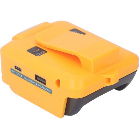 Akkuadapter Für Led-leuchte, Usb-typ-c-anschluss, 12 V Dc, 2 A Ausgang, Lithium-konverter Für Dcb180, Dcb181, 18 V, 20 V