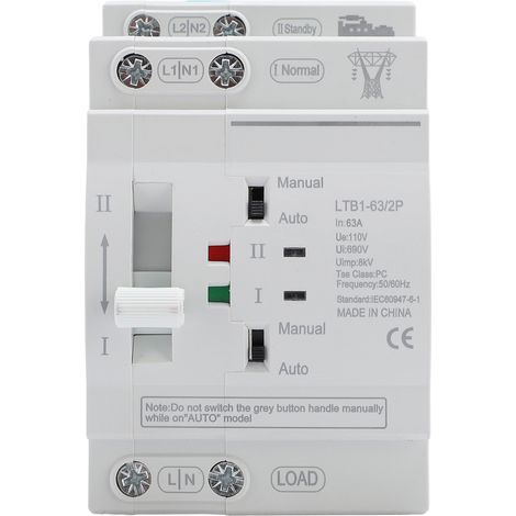Automatischer Doppelstromumschalter, Din-schienen-ats, Mini-generator, 32-a-umschaltung