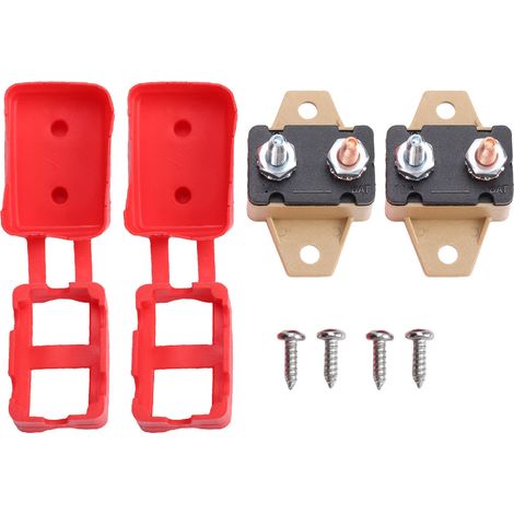 Automatischer Rücksetz-leistungsschalter, 2 Stück, Mit Abdeckbolzen, Überlastschutz, Für Autos, Schiffe, Yachten, Elektromechanische Geräte, 5 A