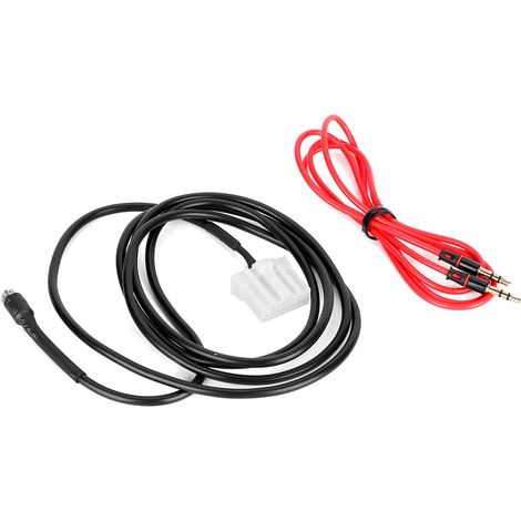 Autoradio-aux-adapter, Stereo-adapter-audiokabel, Abriebfest, Langlebig, Benutzerfreundlich, Zubehör