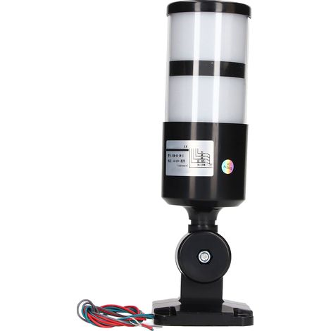 Berm Led-signalturm, Batteriebetriebene Industrielle Warnleuchte, Blinkende Lampe, Faltbar, 2-lagig