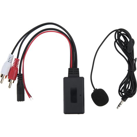 Bluetooth-aux-in-kfz-adapter, Drahtloses Kabel Mit Mikrofon, Freisprechfunktion, Für Pioneer 2 Rca-audioanschlüsse