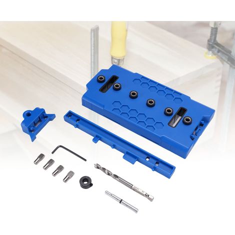 Bohrschablone Für Abs-regalträger - Bohrwerkzeug Für Die Holzbearbeitung - Für Gerade Und Präzise Löcher Und Perfekt Stabile Regalböden.
