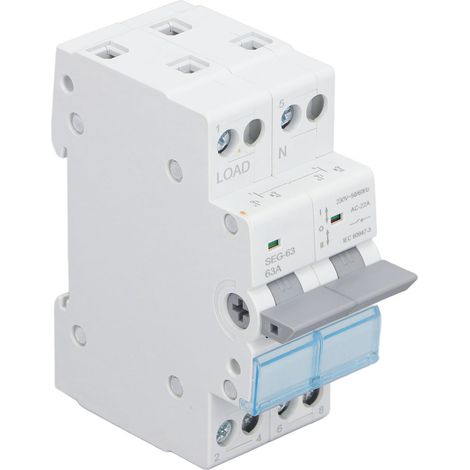 Dc 230v 63a 2p Trennschalter, Doppelte Stromtrennung Für Die Kommunikation Von Solarenergieanlagen