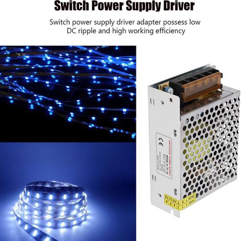 Dc24v Schaltnetzteil Aus Aluminiumlegierung Für Led-bildschirme, Lichtleisten, 3d-drucker (s-72-24 (24v 3a 72w) Ac100-240v)