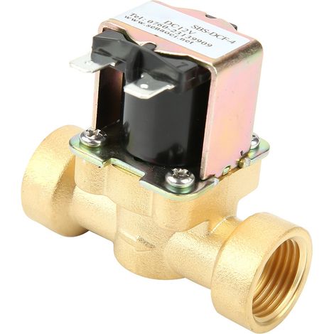 Dn15 G1/2 Messing-elektromagnetventil, Normalerweise Geschlossen, Kupfergehäuse, 12 V Dc