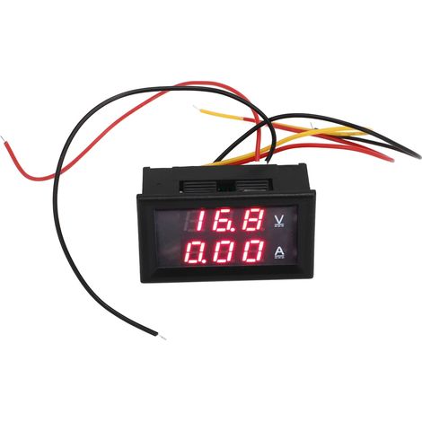 Digitales Dc-volt-/amperemeter Mit Dual-display (0–300 V) Und Verpolungsschutz