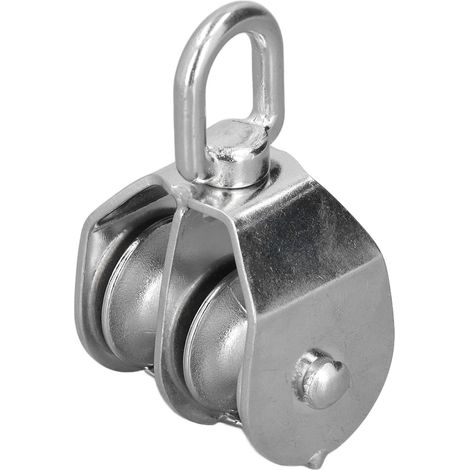 Doppelrollen-schiffsrolle (32 Mm/1,3 Zoll), Tragfähigkeit 250 Kg, Edelstahl 304, Für Yachten Und Schnellboote