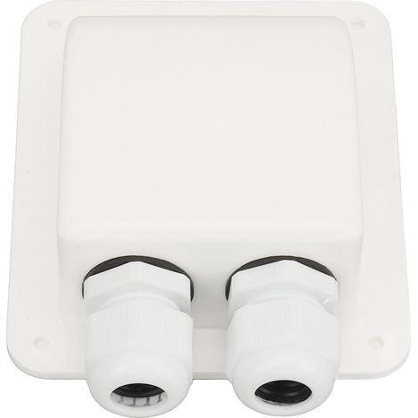 Doppelte Kabeleinführung Für Solarkabel, Regendichtes Gehäuse Für Wohnmobildächer, Boote, Yachten, Camping-reisepanels 6 Mm²-12 Mm²