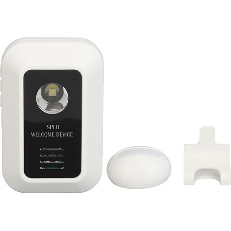 Drahtloser Bewegungsmelder, Alarm, 32 Melodien, 150 Meter Reichweite, Led-nachtlicht, Einstellbare Lautstärke Von 0 Bis 80 Db, Begrüßungssensor Für Zuhause