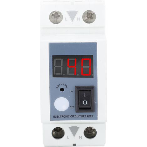 Einstellbarer Überstromschutzbegrenzer 1–40 A, Selbstrückstellend, 110–300 V Ac, 40–70 Hz