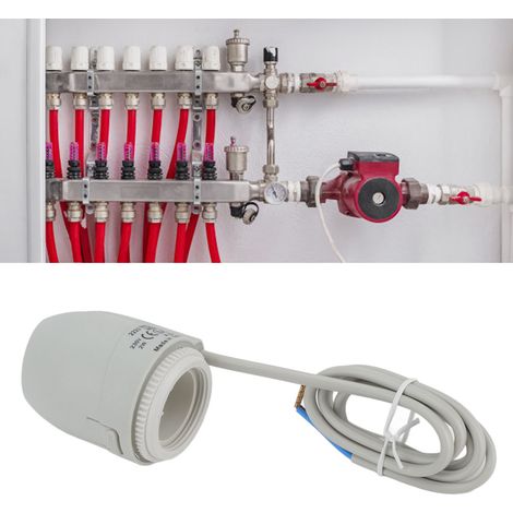 Elektrischer Thermischer Stellantrieb Für Fußbodenheizungsventile – Schutzart Ip54 (wasserdicht) – Leistungsaufnahme: 2 W – Schnelle Und Einfache Installation