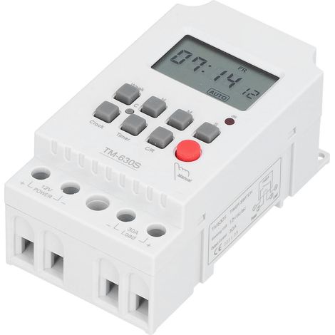 Elektronischer 7-tage-timer Mit Digitalanzeige Zur Lichtsteuerung