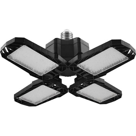 Faltbare 4-teilige Led-garagenleuchte, 60 W, 6500 K, Kaltweiß, Faltbare Wohnzimmerleuchte