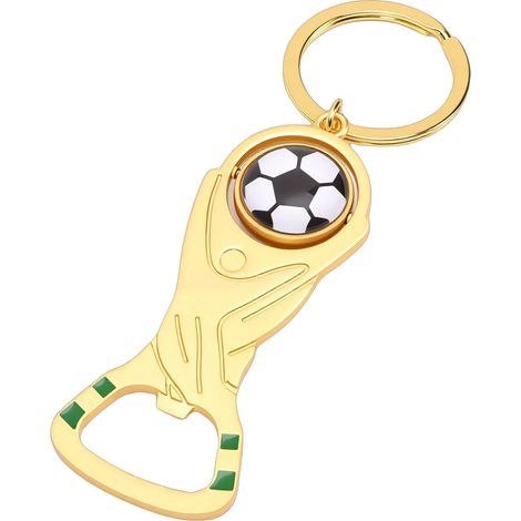 Flaschenöffner-schlüsselanhänger Aus Aluminiumlegierung, Für Getränkedosen, Klein, Praktisch Und Leicht Zu Transportieren, Für Zuhause, Campingpartys, Fußballpokal