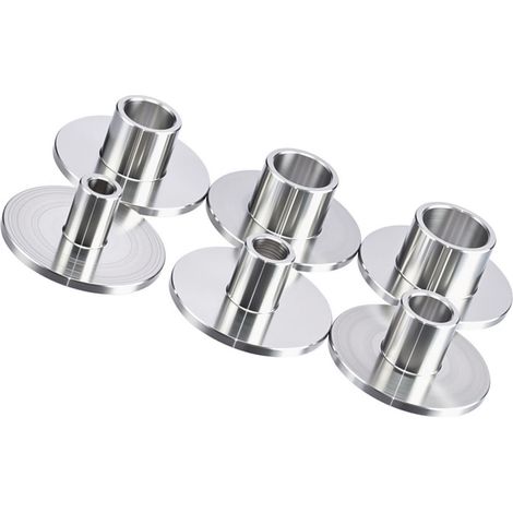 Frässchablonen-führungsringset, Edelstahl-schneidset Für Holzbearbeitung, 10 Mm, 12 Mm, 14 Mm, 16 Mm, 18 Mm, 20 Mm, 6-teilig