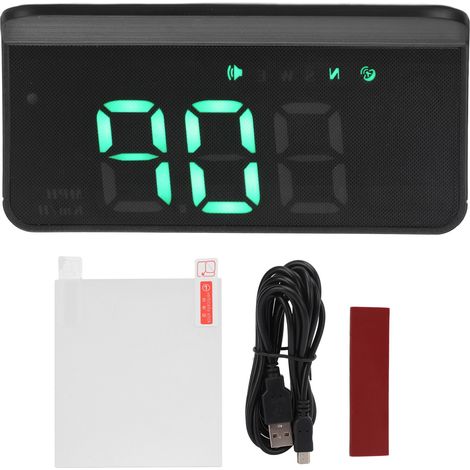 Gps-tachometer Mit Hud-anzeige Für Autos, Müdigkeitswarnung, Kompass Mit Km/h/mph-einstellung Für Autos, Lkw, Fahrräder, Motorräder, Grünes Licht