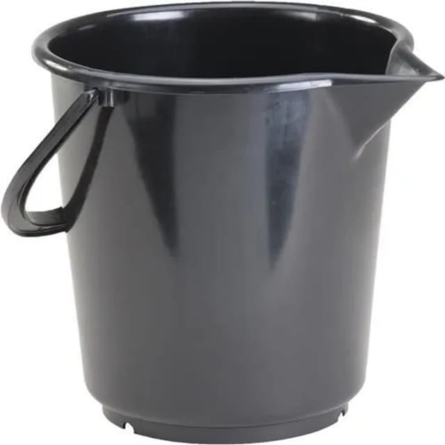 hünersdorff Eimer 17,0 l HD-Polyethylen schwarz - 942200