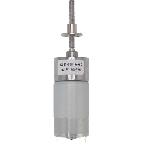 Gleichstrom-getriebemotor, Gehäuse Aus Aluminiumlegierung, Spule Aus Messing, Rechts-/linkslaufgetriebe Mit 12-v-gleichstromflansch M6, 600 U/min