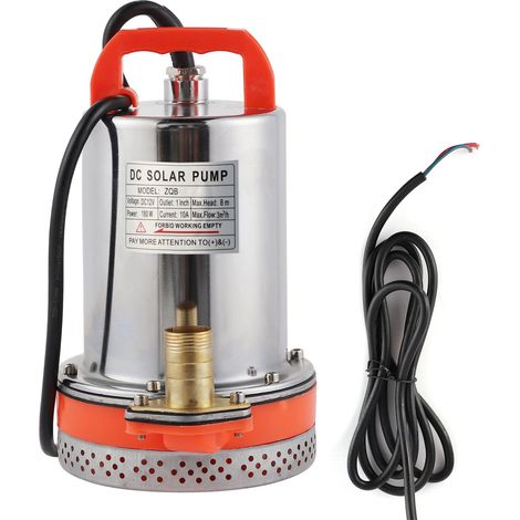 Gleichstrom-tauchpumpe, Batteriebetriebene Solarwasserpumpe, 8 M Förderhöhe, 2,5 M Kabel Für Die Poolreinigung, Hydraulikgerät (12 V)
