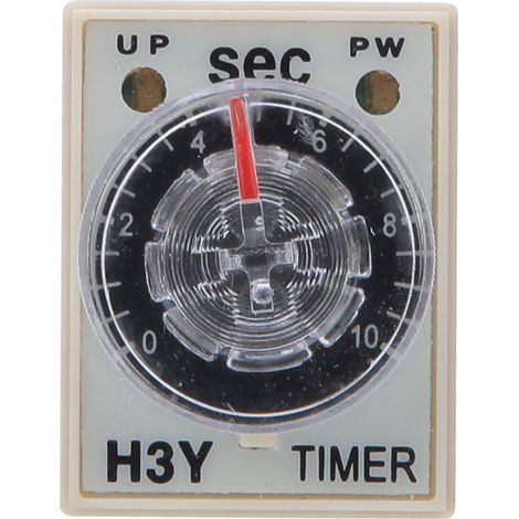 H3y-2 8-poliges, Einstellbares, Hochpräzises Zeitverzögerungsrelais Für Haushaltsgeräte Und Elektrische Anlagen, 0–10 S, 220 V Ac