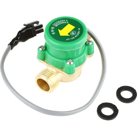 Ht-120 Ac220v 0,5a G1/2"-1/2" Gewindewasserpumpe Mit Durchflusssensorschalter, 1 Stück