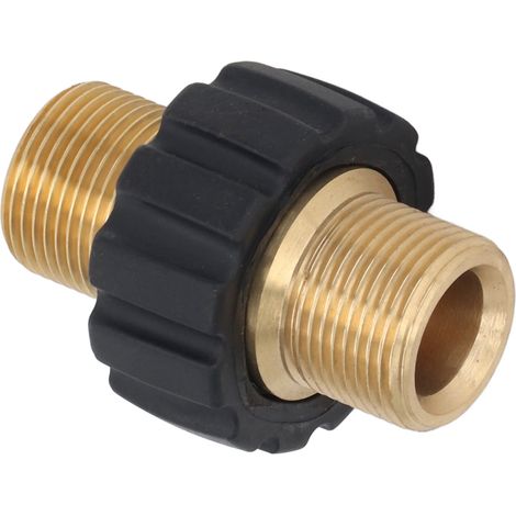 Hochdruckreiniger-adapter, 5000 Psi Pistolen-schlauchanschluss, Ersatzteile Für Waschmaschinen, Außengewinde M22 Auf M22 (14 Mm Innenbohrung)