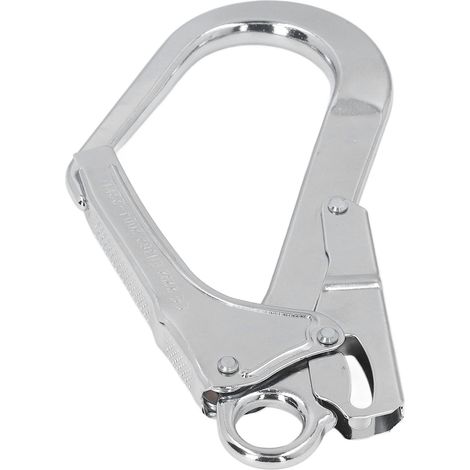 Hochfester, Geschmiedeter Karabiner Aus Legiertem Stahl, Doppelter Verriegelungsmechanismus, 22 Kn Sicherheits-fallsicherungsseil