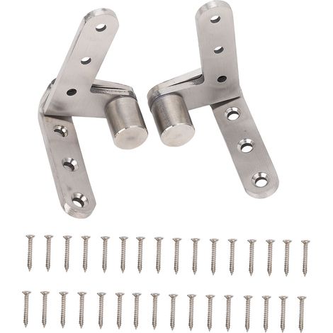 Hochleistungsfähige Drehtürscharniere Aus Edelstahl, 270° Links-rechts Drehbar, Versenkt, Maximale Traglast 59 Kg, Gebürstetes Silber