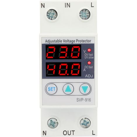 Intelligenter, Einphasiger, Einstellbarer Überspannungsschutz Für Einen Strom Von Unter 230 V Ac (40 A).