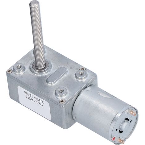 Jgy-370 Dc 24v Schneckengetriebemotor Mit Hohem Drehmoment Und Selbsthemmender Turbinenuntersetzung Für Diy-modelle, 30 U/min