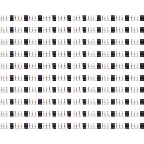 Jr Stecker-set, 100 Stück (11.010 Stück), Vergoldete Stecker Für Elektronische Geräte, Diy