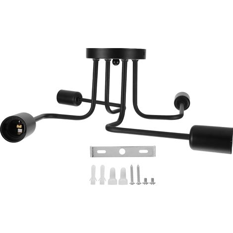 Led-pendelleuchte Im Retro-stil, 110–240 V, 4 X E27-fassung, Antike Leuchte Für Arbeitszimmer, Café, Bar, Flur