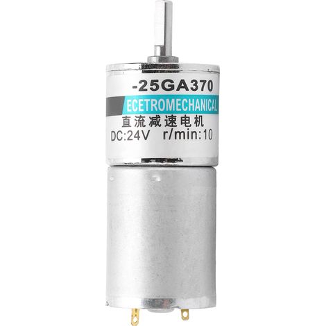 Langsam Laufender Gleichstrom-mikrogetriebemotor, Cw/ccw, Permanentmagnet, Für Die Automatisierungsindustrie, 24 V, Xd-25ga370, 10 U/min