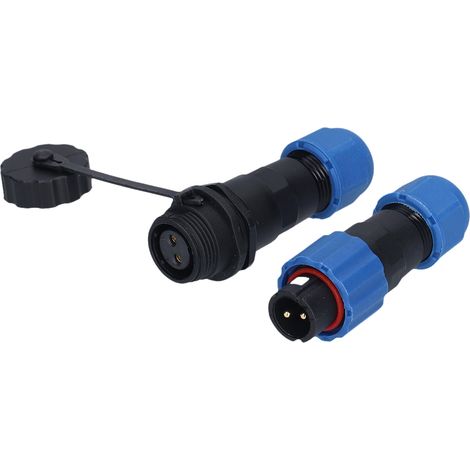 Luftfahrtkabelverbinder, 1- Bis 7-poliger Stecker, Robuste Verbindung, Gute Korrosionsbeständigkeit, Stecker 2 (380 V 10 A)