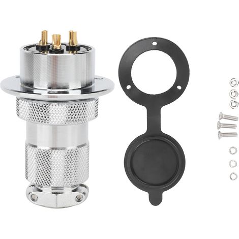 Luftfahrtstecker, 30-mm-netzadapter Für Maschinen Und Anlagen, 3-polig